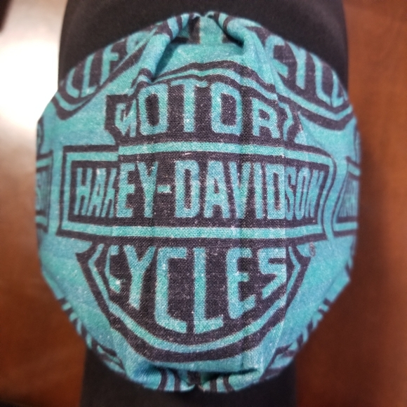 Hand Crafted Other - Harley Davidson Cotton Facemask Double Layer